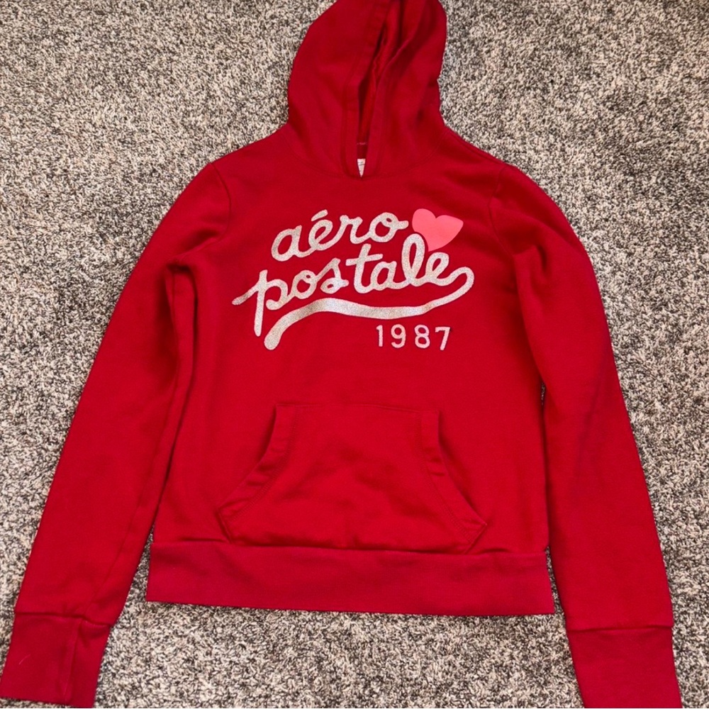 Aeropostale Vibrant Red Sweatshirt